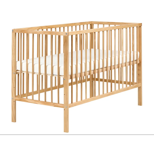 Pat + saltea + Lenjerie de pat cu 4 apărători matlasate Bicolore + lenjerie cu fundițe+ baldachin cu suport și inimioara Albastru royal - alb