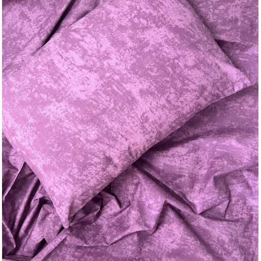 Lenjerie de pat pt 2 persoane Uni marmorat Violet