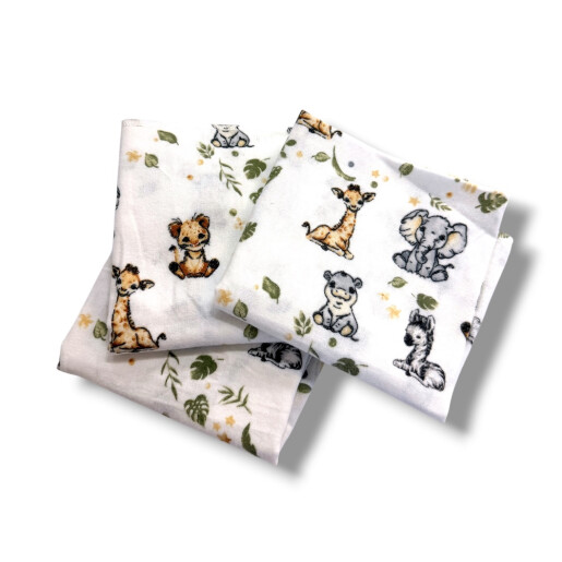 Set 3 scutece finet Deseda 70x70cm Deseda Animale salbatice
