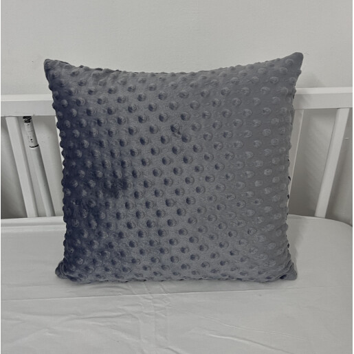 OTL Perna decorativa din Plush Mincky Gri 38x38 cm