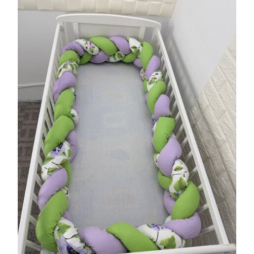 OTL Set 2 buc Apărătoare împletită 180 cm Flori de primavara