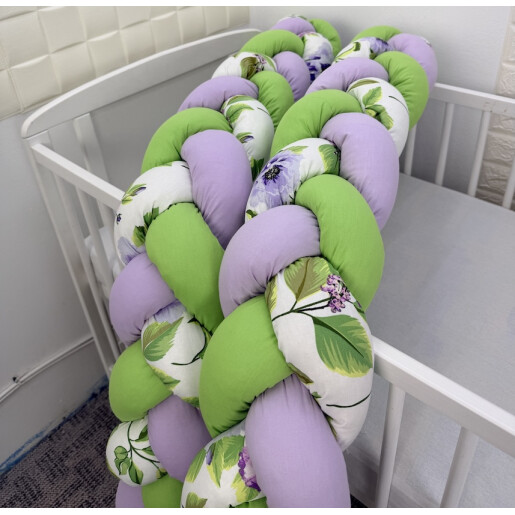 OTL Set 2 buc Apărătoare împletită 180 cm Flori de primavara