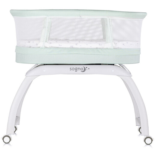 Patut cu leganare si cantar integrat Chipolino Sogno 2 in 1 + accesorii la alegere