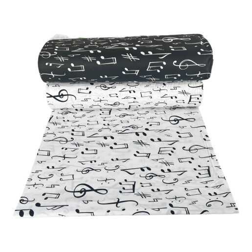 Bumbac satinat Note muzicale