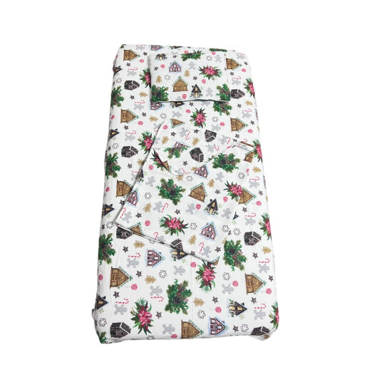 Set 3 piese din Finet - Flannel Deseda Căsuțe de turta dulce