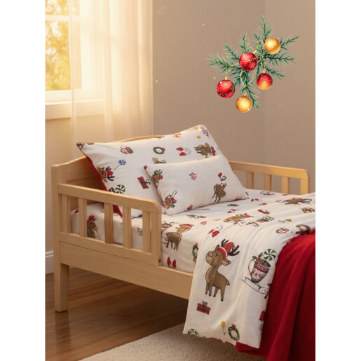 Husa pilota din FINET FLANNEL cu fermoar Reni mari