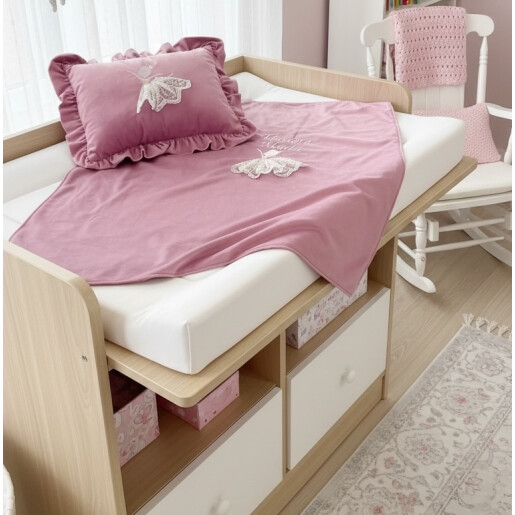 Set Paturica Personalizata din catifea cu pernuta asortata Deseda Balerina