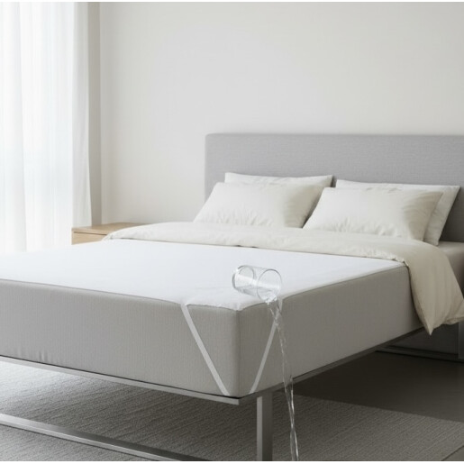 Cearsaf impermeabil 90x200 cm cu elastic pe colt Deseda