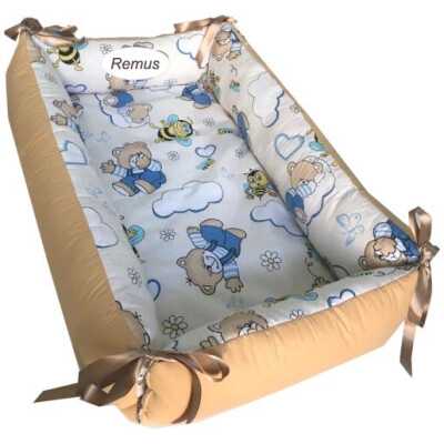 Reductor Personalizat Bebe Nest Ursuleti cu albine pe bej