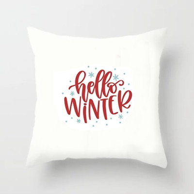 Husa perna Personalizata decorativa Hello Winter