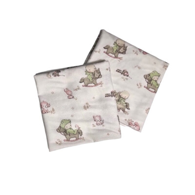Set 4 scutece finet Deseda 70x70cm Deseda Caluti de lemn