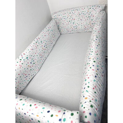 Aparatori laterale protectii pat 120x60 cm Deseda Maxi Pete mici de culoare