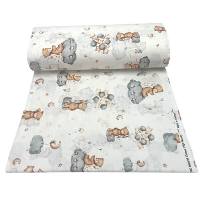 Cearsaf de pat cu elastic roata, Deseda Ursi pe nori