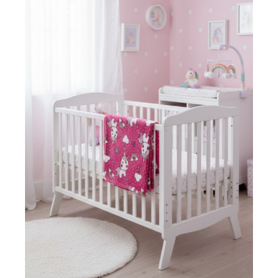 Paturica din cocolino Deseda Unicorni pe roz