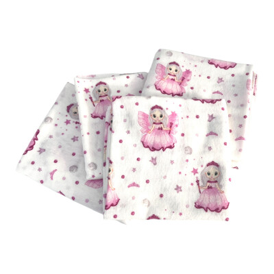 Set 4 scutece finet Deseda 70x70cm Deseda Zane pe roz
