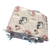 OTL Aparatori laterale pufoase Deseda Unicorni 120x60 cm