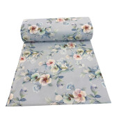 Lenjerie de pat din bumbac satinat, pt 2 persoane Deseda Florile bunicii