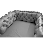 Set aparatori Matlasate din Catifea pentru pat tip casuta Montessori Velvet LUX