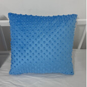 OTL Perna decorativa din Plush Mincky Albastru 38x38 cm