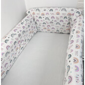 Set aparatori Maxi Deseda Curcubeu ptr pat 120x60 cm