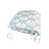 OTL Aparatori laterale pufoase DesedaNori zambareti albastri ptr pat  120x60 cm