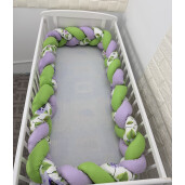 OTL Set 2 buc Apărătoare împletită 180 cm Flori de primavara