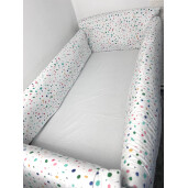 Aparatori laterale protectii pat 120x60 cm Deseda Maxi Pete mici de culoare
