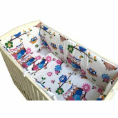 OTL Aparatori laterale pufoase Deseda Bufnite maro pat 120x60 cm