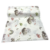 Cearsaf de pat cu elastic roata, Deseda Pisici dragalase