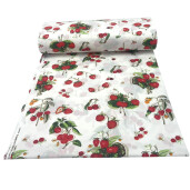 Bumbac satinat Căpșuni zemoase