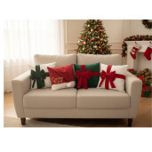 Perna decorativa din catifea, model Cadou