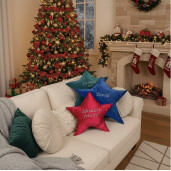 Perna Stea din Catifea, Brodată cu mesaj