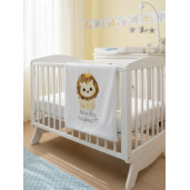 Paturica dubla de iarna, personalizata, imprimată Regele Leu