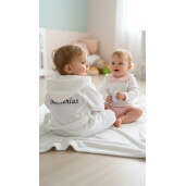 Halat capot de baie copii Personalizat, din frotir de bumbac Deseda