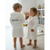 Halat capot de baie copii Personalizat, din frotir de bumbac Deseda