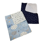 Set 2 paturici primavara - vara Deseda Mix Bleumarin