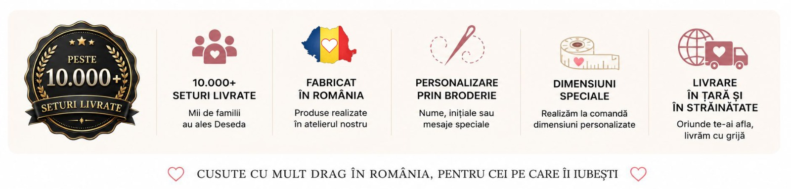 Deseda - Lenjerii de pat la Comamda, personalizate. Peste 10.000 de seturi livrate Deseda - Lenjerii de pat la Comamda, personalizate. Peste 10.000 de seturi livrate